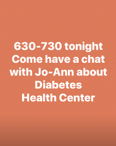 Diabetes Talk @ Health Centre